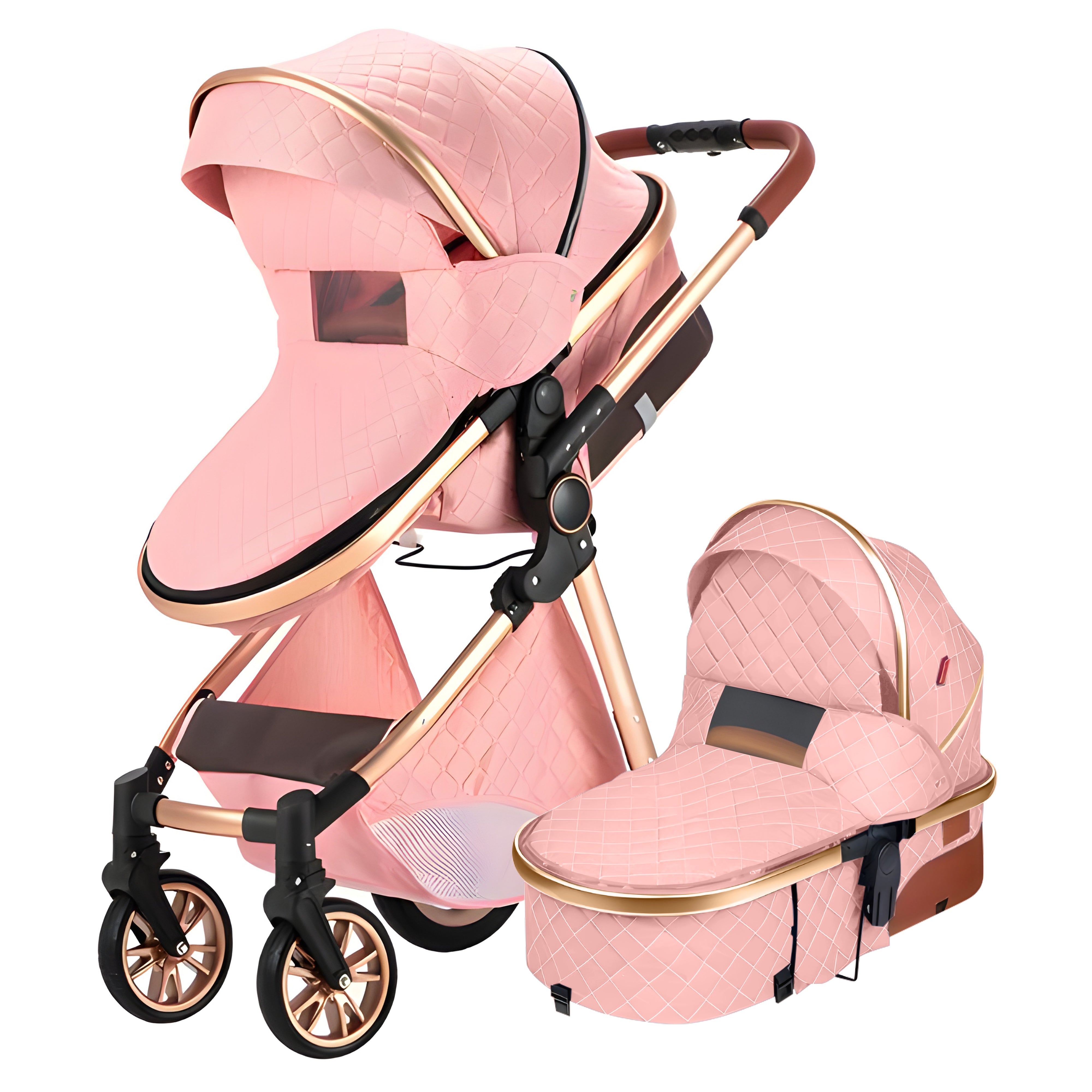 Pink In Pushchair Junama Elegant Pink In Pushchair – Baby Boutique UK