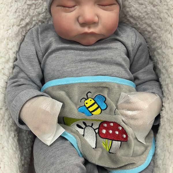 46Cm (19-Inch) Reborn Toddler Boy Doll: Soft Full Body Silicone Vinyl, Flexible, 3D Skin Tone