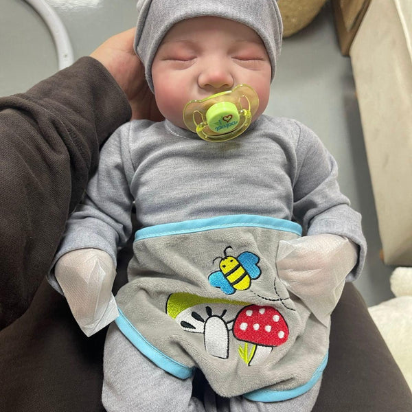 46Cm (19-Inch) Reborn Toddler Boy Doll: Soft Full Body Silicone Vinyl, Flexible, 3D Skin Tone