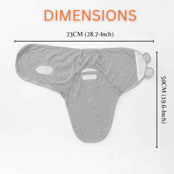 2pc Adjustable Muslin Baby Swaddle Sleeping Bag (Summer/Spring)