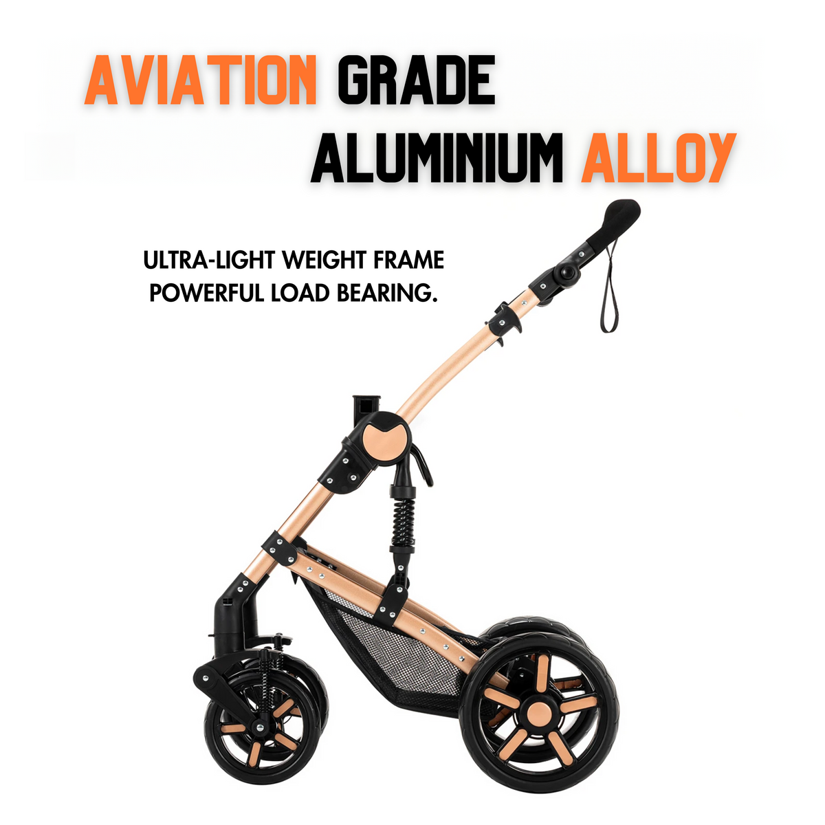 Premium 3-in-1 Baby Stroller
