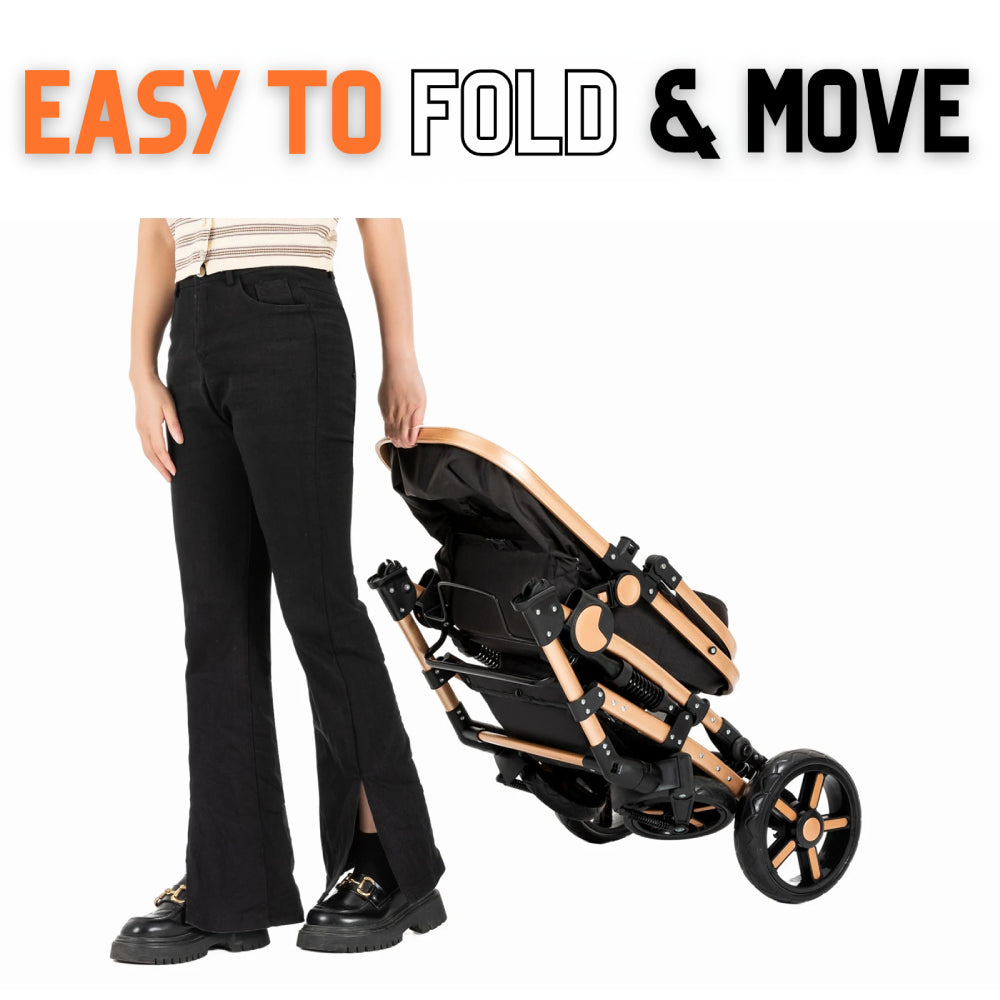 Premium 2-in-1 Baby Stroller