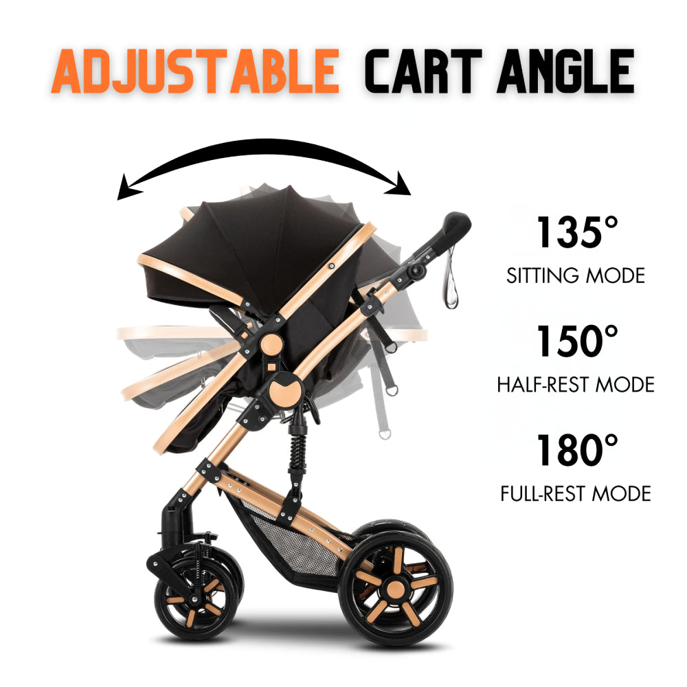 Premium 2-in-1 Baby Stroller