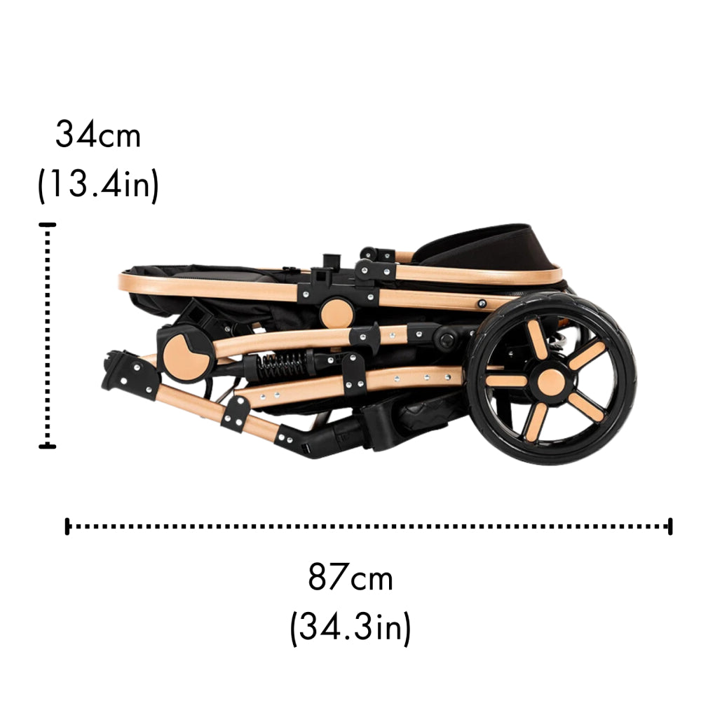 Premium 2-in-1 Baby Stroller