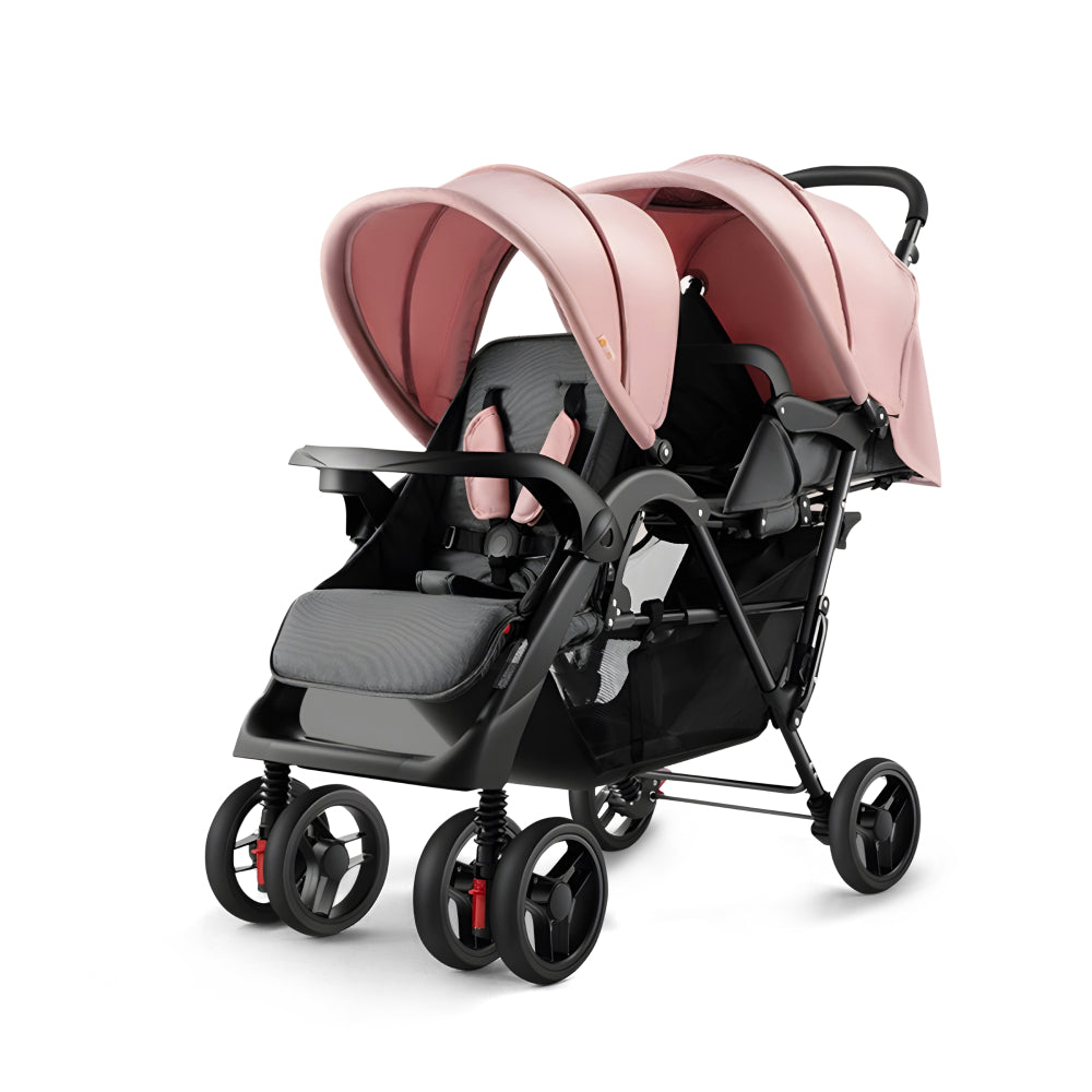 Deluxe Twin Baby Stroller