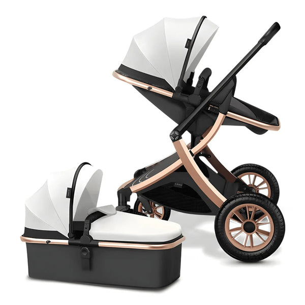 Deluxe Leather (Special Edition) 2-in-1 Baby Stroller