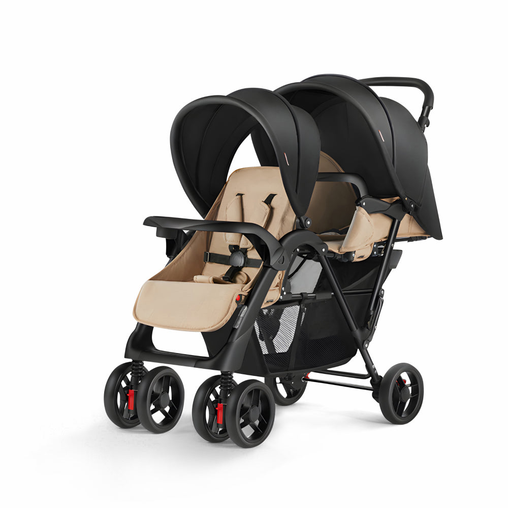 Deluxe Twin Baby Stroller