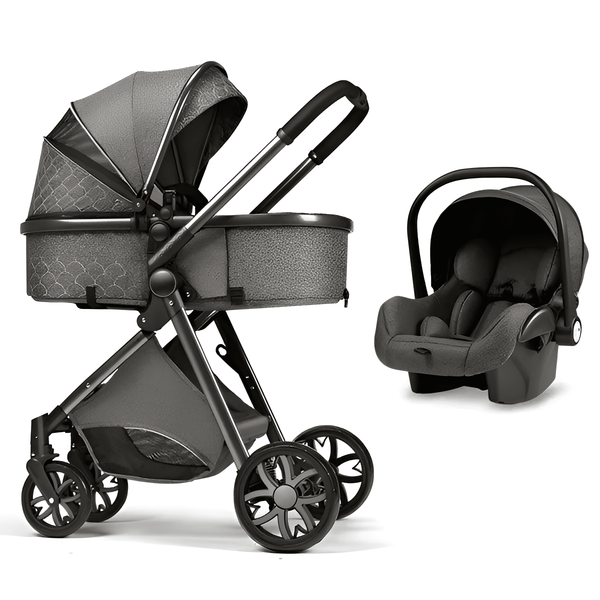 Luxury 3-in-1 Baby Stroller