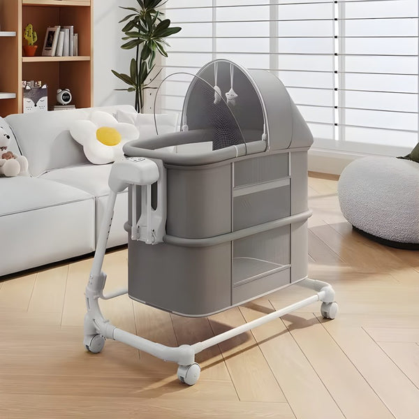 Auto-Swing 4-in-1 Premium Baby Bedside Sleeper