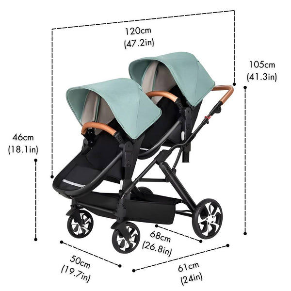 Majestic Twin Baby Stroller