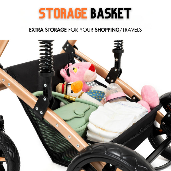 Premium 2-in-1 Baby Stroller