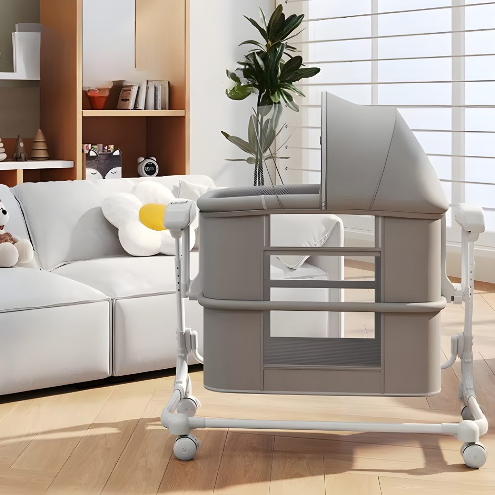 Auto-Swing 4-in-1 Premium Baby Bedside Sleeper