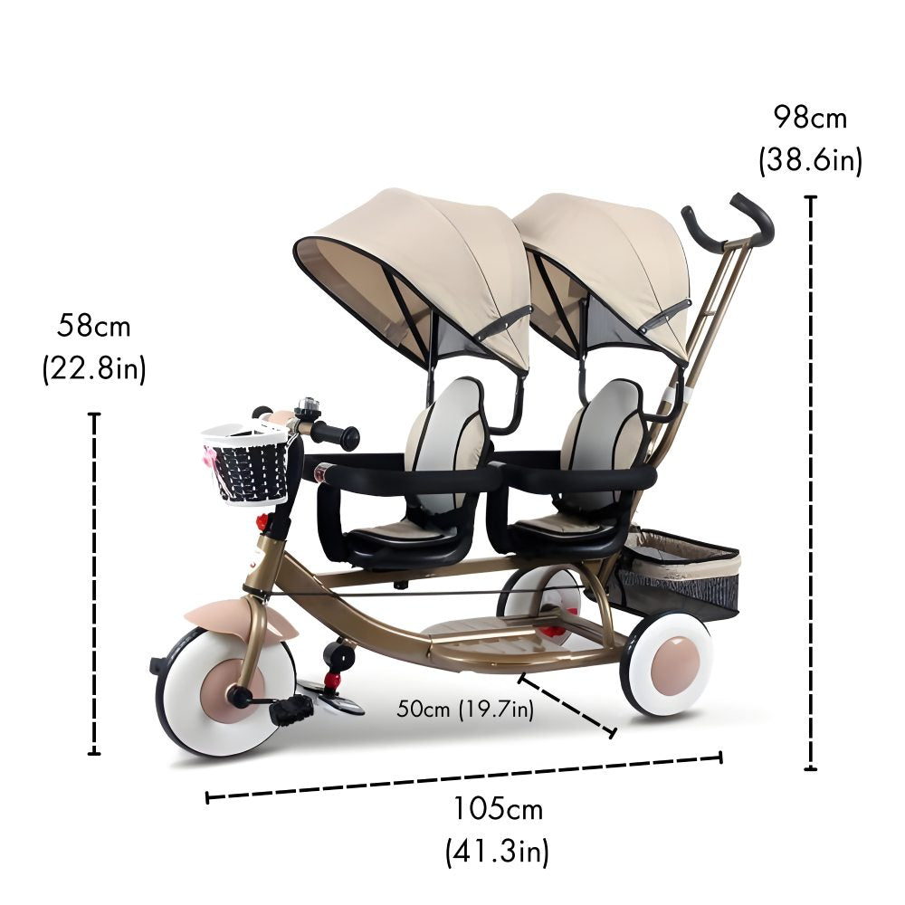 Royal Cruiser 4-in-1 Twin Trike