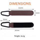 Dimensions of leather hooks