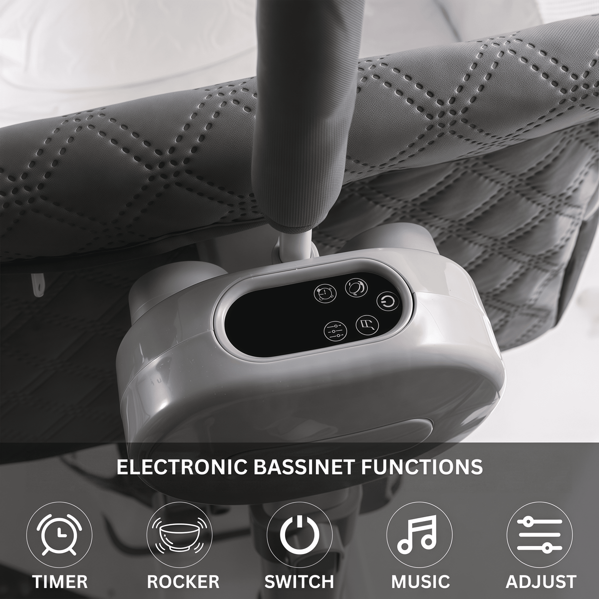 Auto-Swing 3-in-1 Premium Baby Bedside Sleeper (Special Edition)