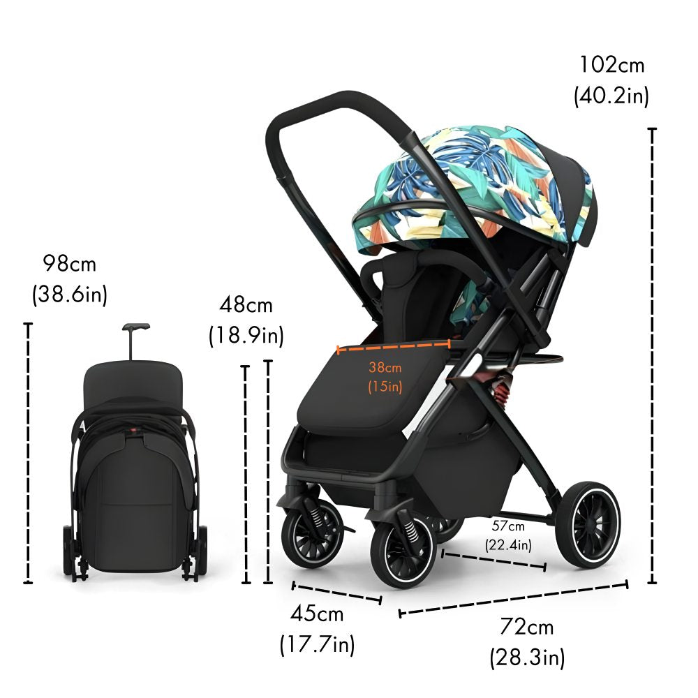 NimbusGlide Lightweight Stroller