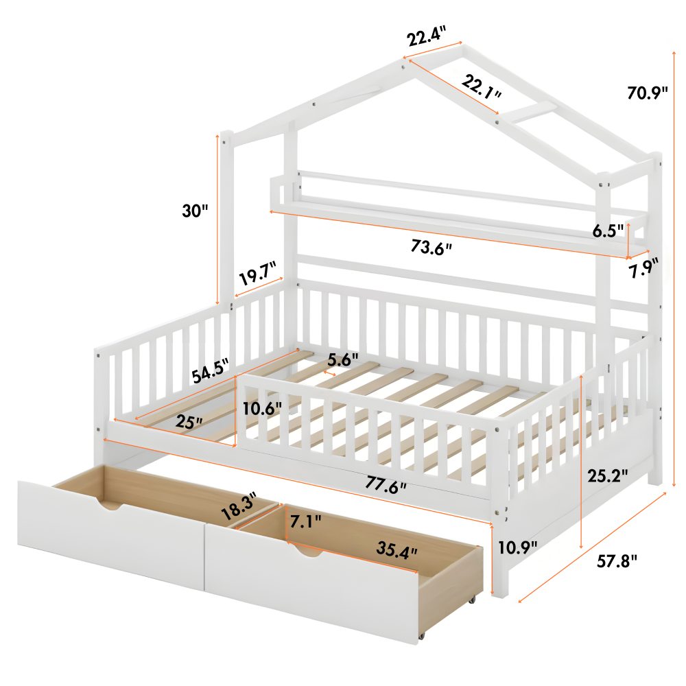 DreamyHollow Toddler Bed