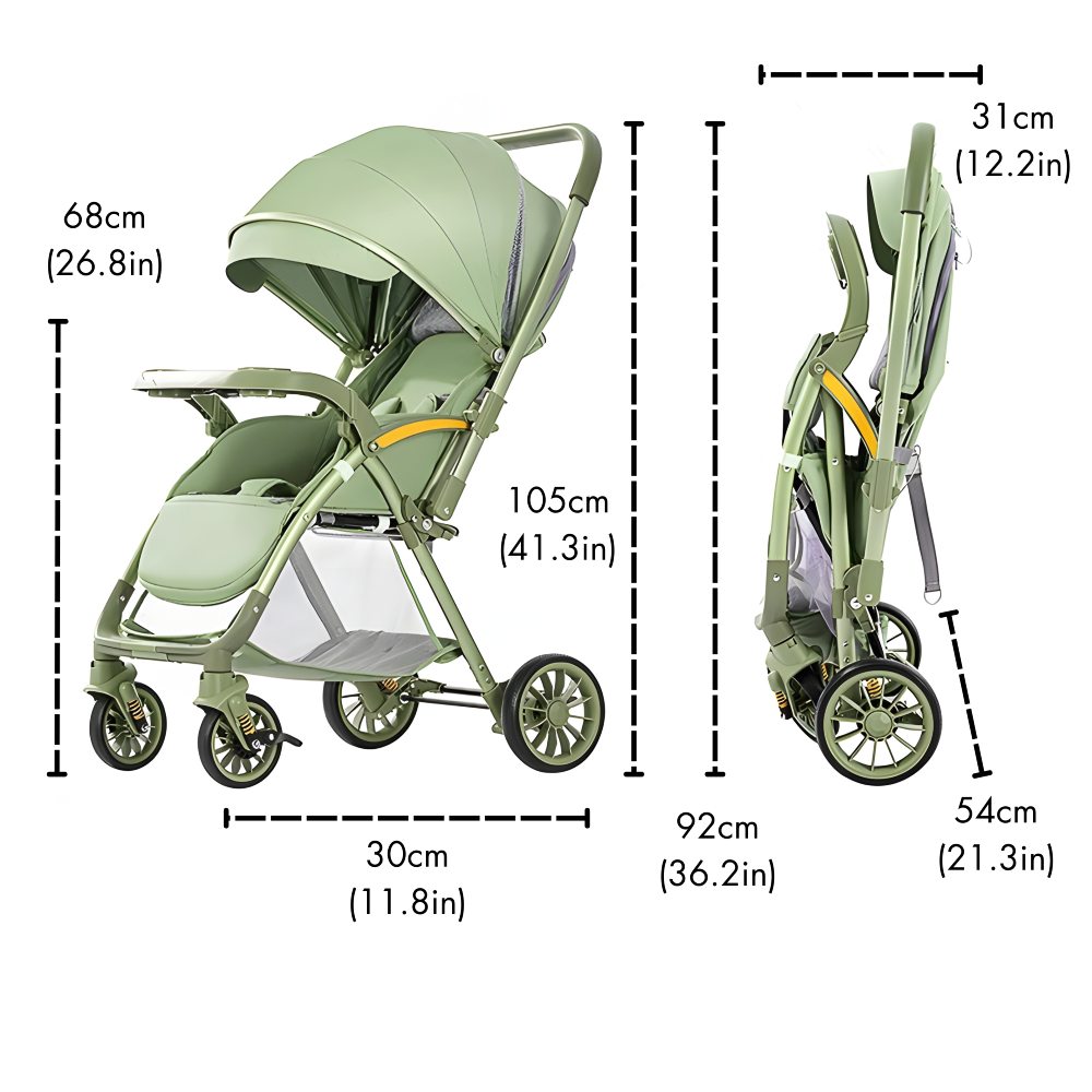 LuxeBreeze Lightweight Stroller