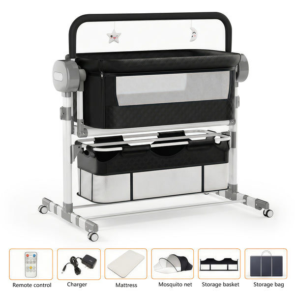 Auto-Swing 3-in-1 Premium Baby Bedside Sleeper (Special Edition)